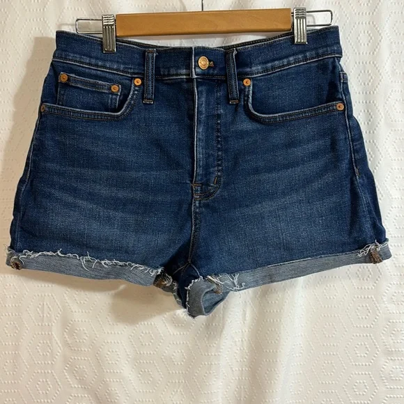 Madewell High Rise Denim Short - Picture 2 of 11